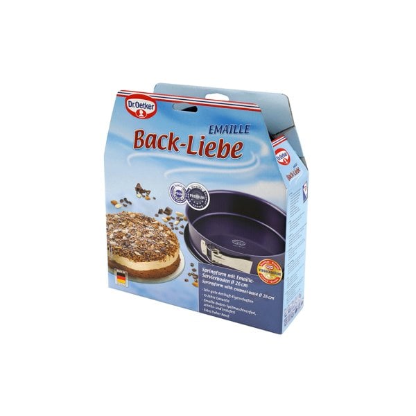 DR.OETKER Tortownica 26x8 cm Back-Liebe Emaille