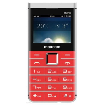 COMFORT MM760 czerwony telefon dla seniora