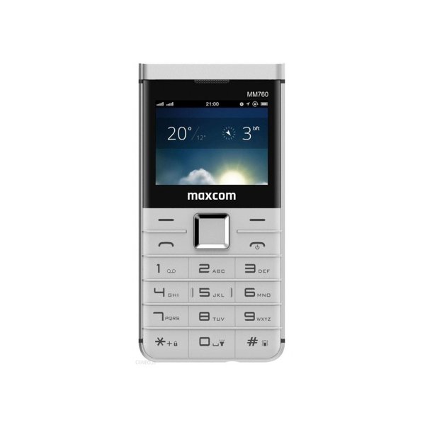 COMFORT MM760 biały / srebny telefon dla seniora