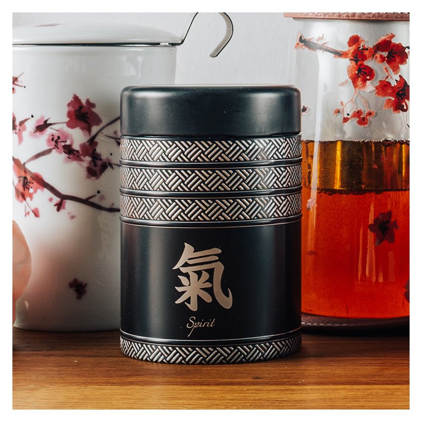 Puszka na herbatę 125g Kyoto czarna TKY75110