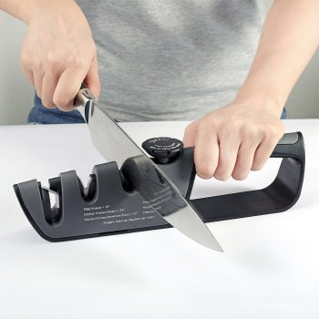 Premium Chef Shark ręczna ostrzałka do noży i nożyczek