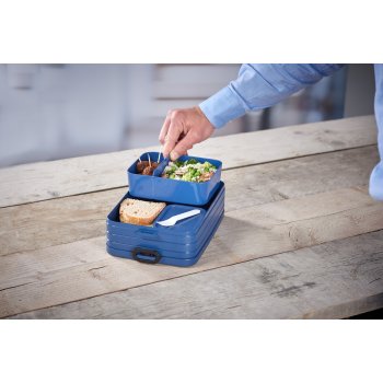 Lunchbox Take a Break Bento duży Nordic Denim